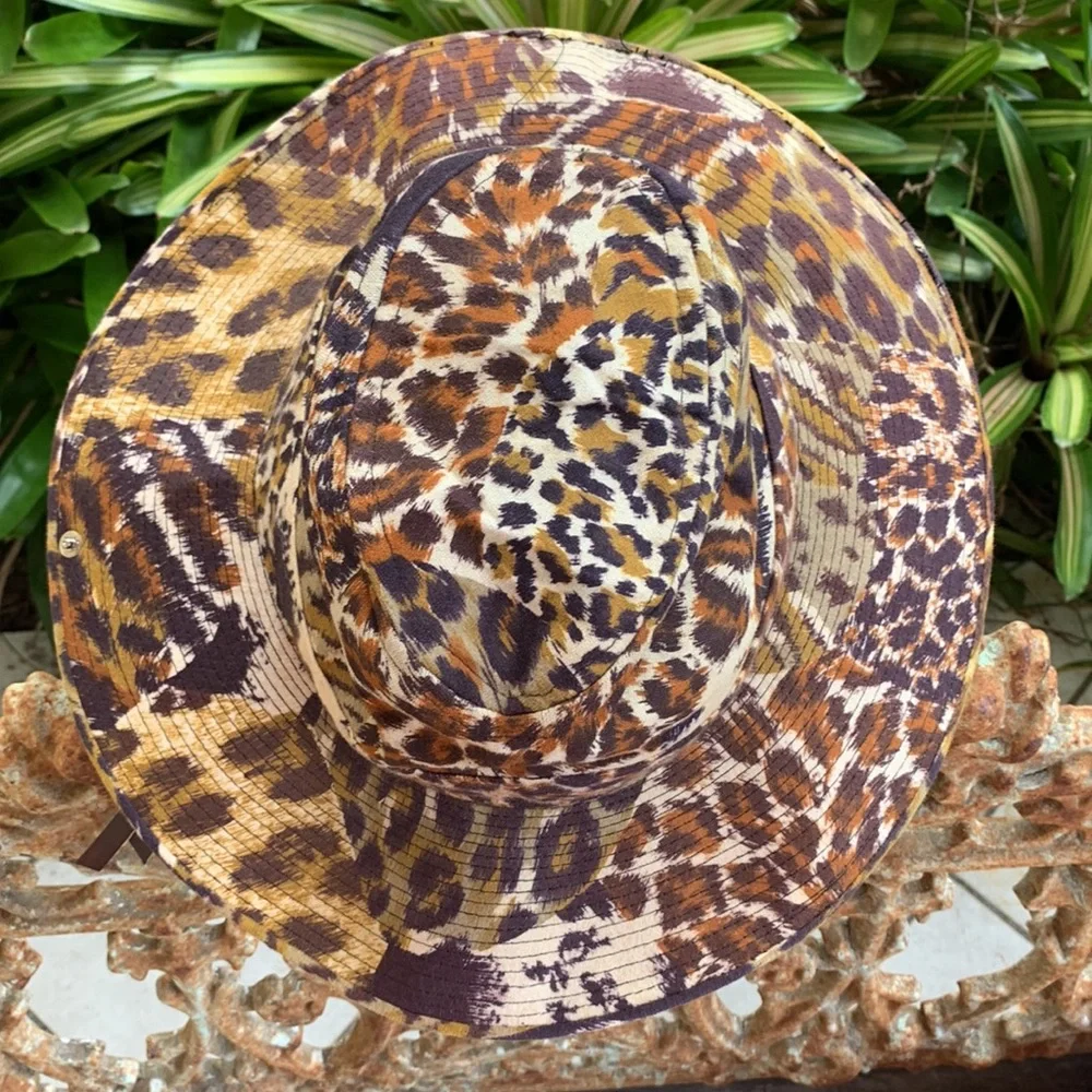 Animal Print Safari Hat - Picture 5 of 9